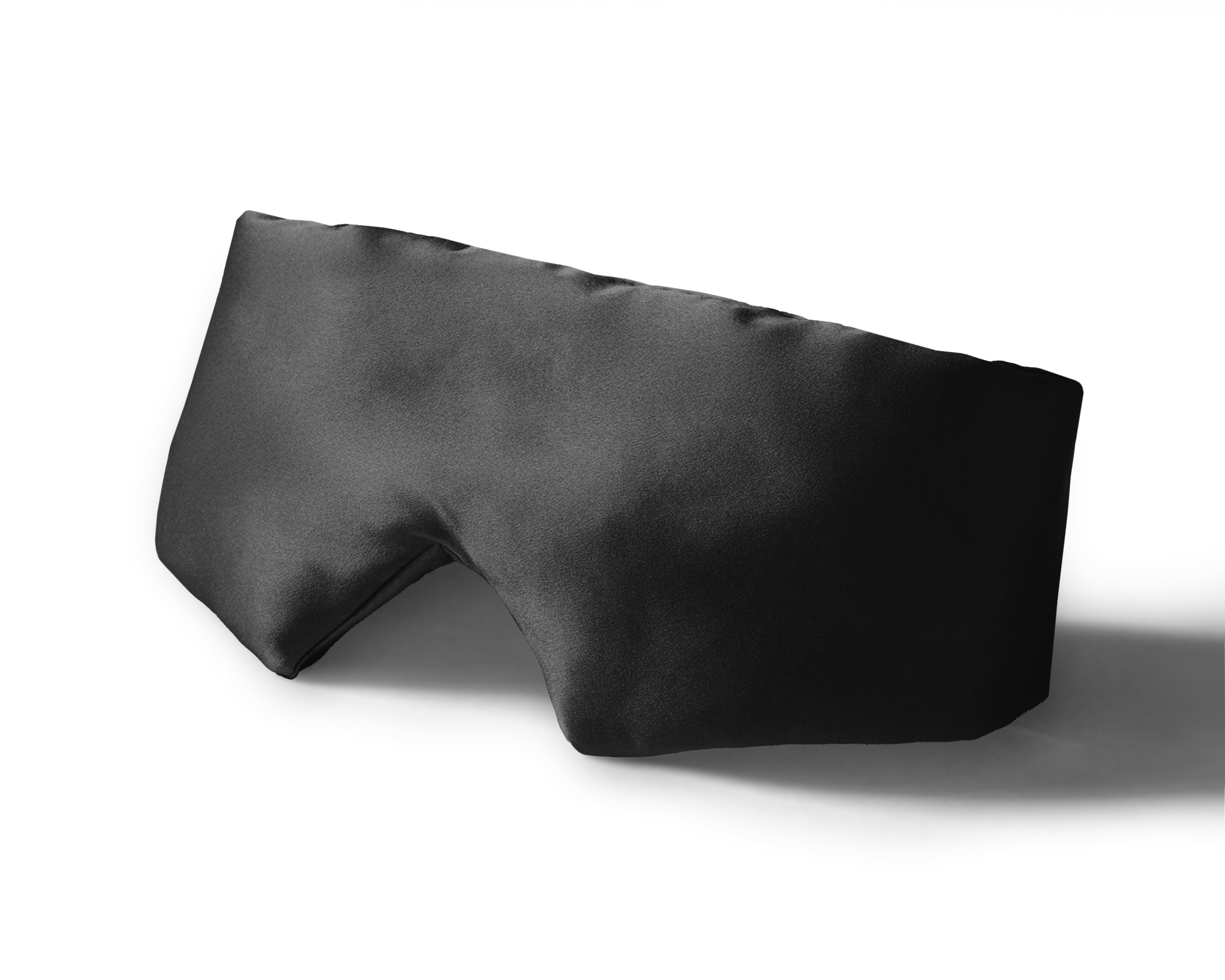 Zijden Deep Sleep Maskers Zwart- Set van 2