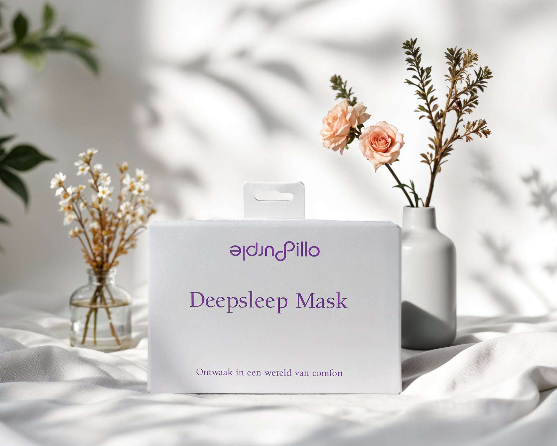 Zijden Deep Sleep Maskers Zwart- Set van 2