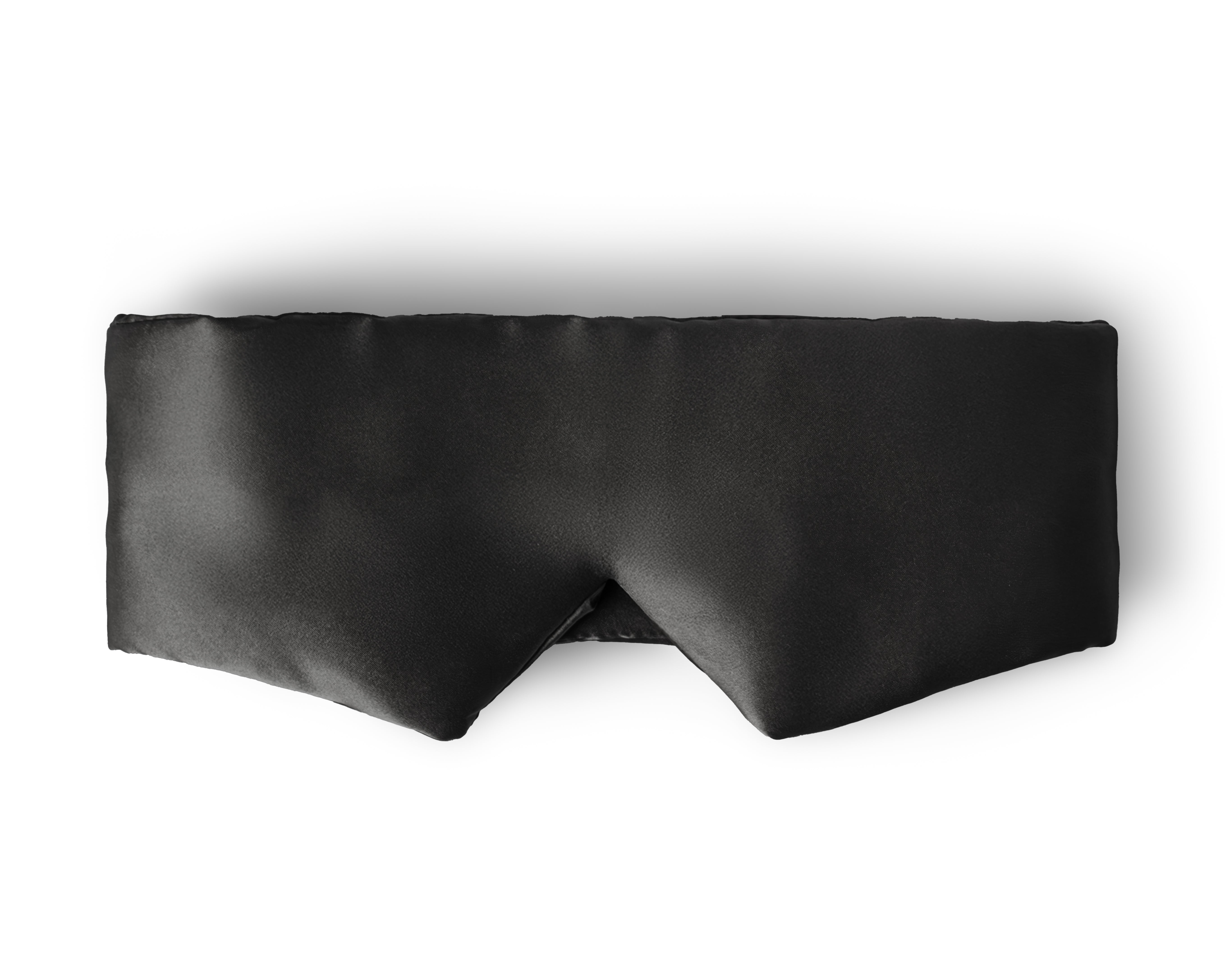 Zijden Deep Sleep Masker Zwart