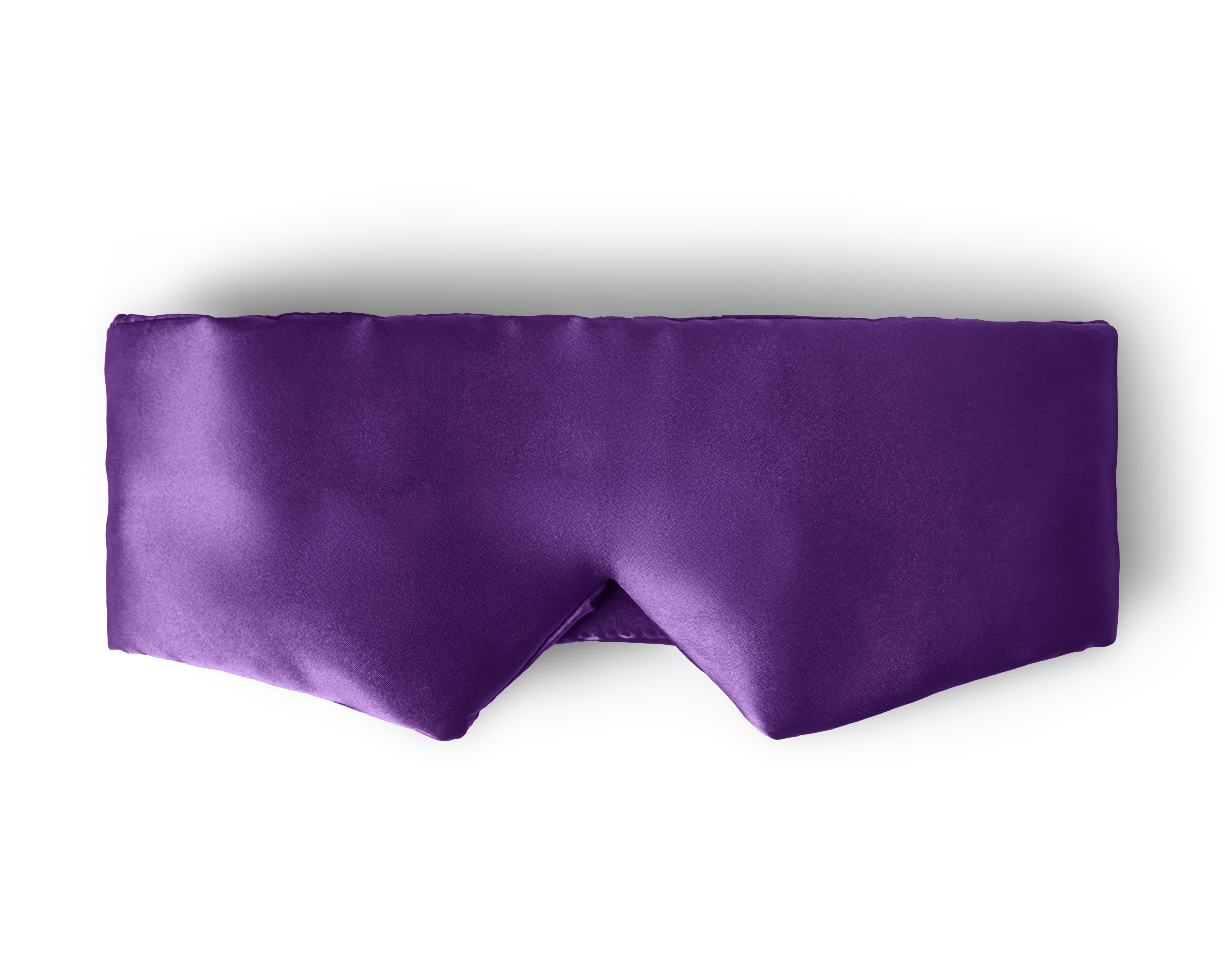 Zijden Deep Sleep Masker Purple